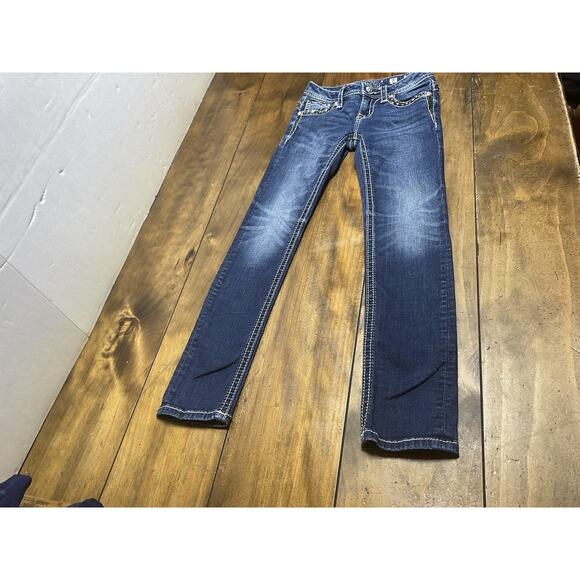 Miss Me Dark Blue Kids Jeans - Picture 1 of 10